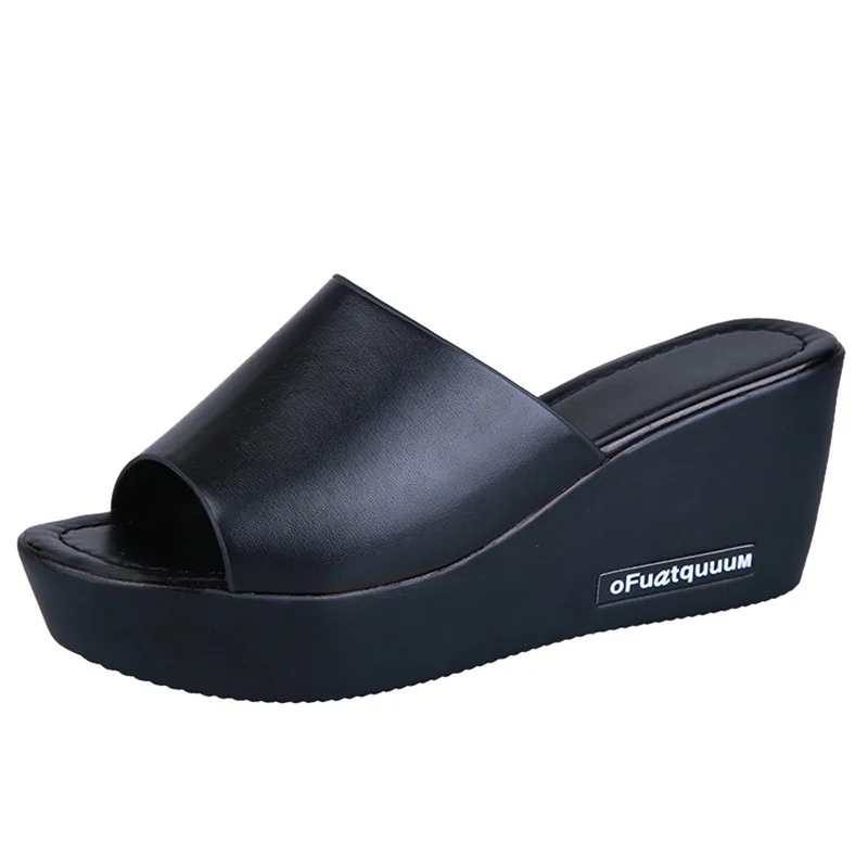 Сандалии женские на высоком каблуке повседневные Босоножки платформе открытый