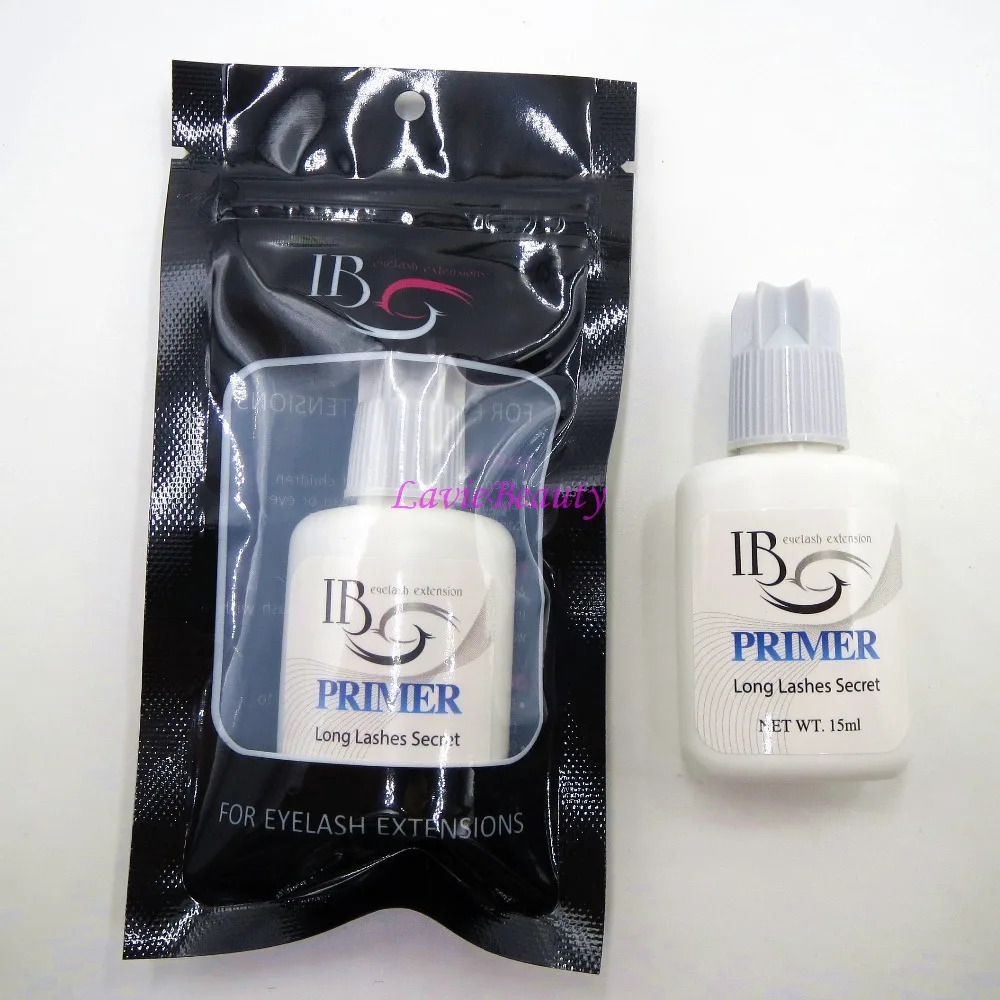 free shipping 5 bottles ibeauty Eyelash Extensions clear Primer for Eyelash Application From South Korea 15ml/bottle