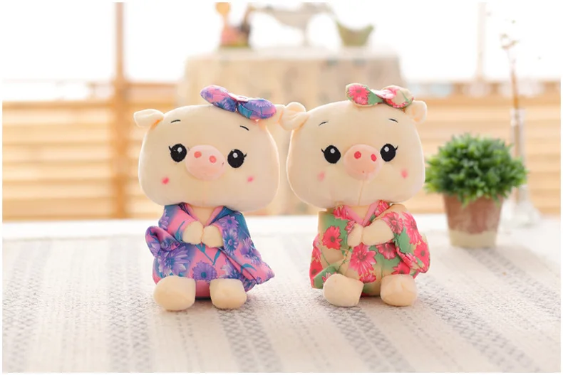 20 см Kawaii японская свинья кимоно KT cat плюшевые куклы игрушки hello kitty творческий детский подарок на день рождения