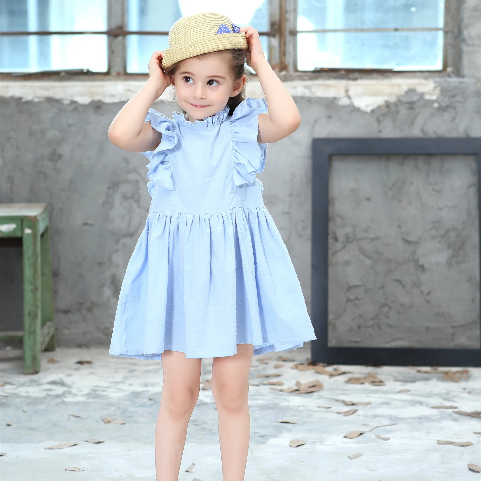 2019 Princess Costume Jacquard Ruffles Baby Girl Christmas Dress Thanksgiving Little Girls Clothing Pink Kids | Детская одежда и