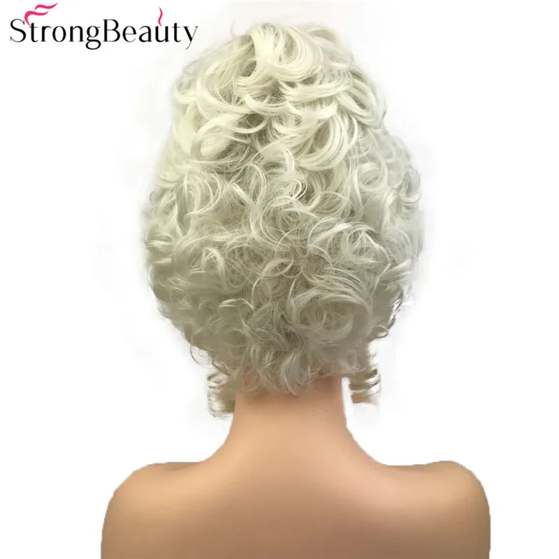 StrongBeauty парик из синтетических вьющихся волос Марии Антуанетты парик для женщин Косплей парики