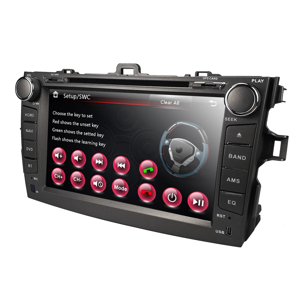 8 "сенсорный экран стерео радио Автомобильный CD DVD плеер GPS навигация для Toyota