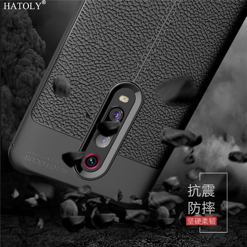 Чехол для Xiaomi Redmi K20 Pro противоударный кожаный мягкий чехол силиконовый бампер