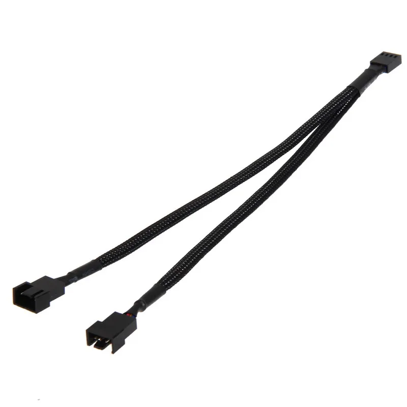 4 шт. 4Pin PWM на 3/4 двойной компьютер чехол с вентилятором Кабель-адаптер рукавами |