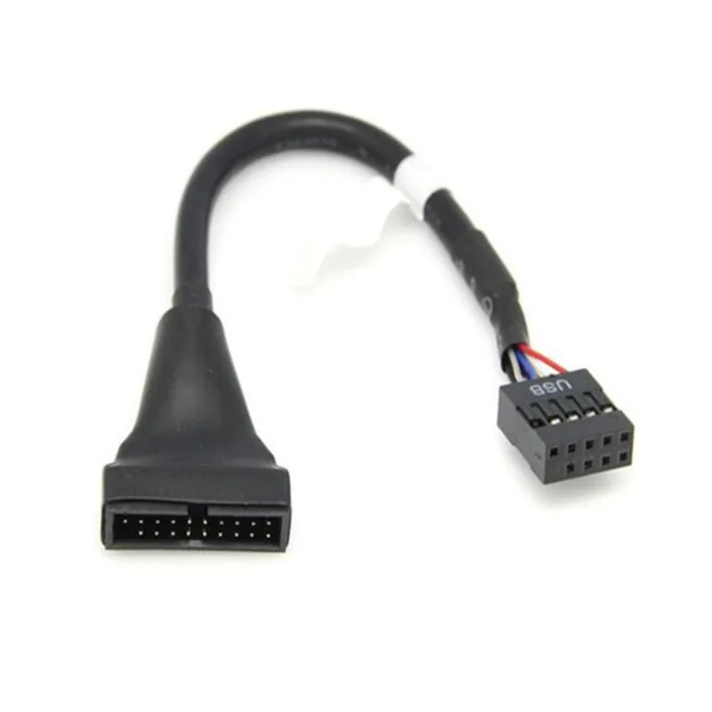 Переходник с USB 19/20 на 9 контактный 3 0 2 Мбит/с|Компьютерные кабели и разъемы| |