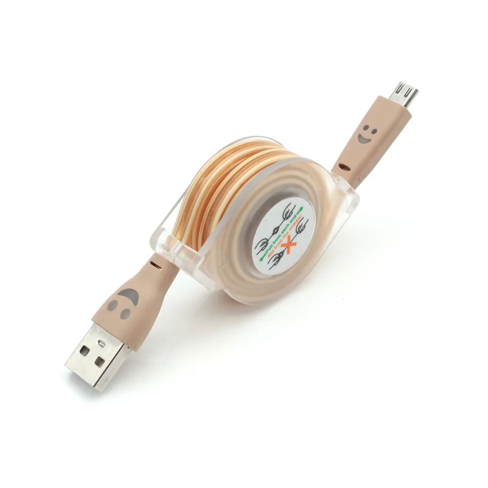 2а светодиодный светильник Micro USB кабель для зарядки и передачи данных 1 м выдвижной кабель для быстрой зарядки кабель для зарядки и передачи данных для телефона z85