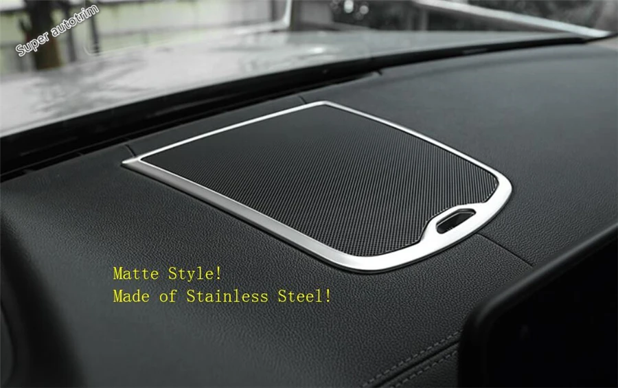 

Стереоколонка Lapetus для приборной панели, звуковая крышка, аксессуары, внутренняя отделка, нержавеющая сталь, подходит для BMW X3 G01 2018 - 2021