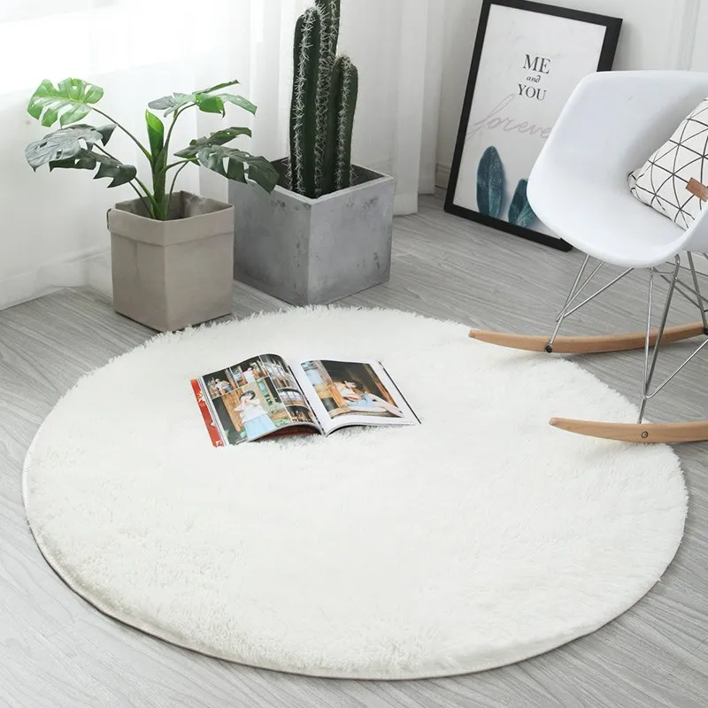 Круглый ковер для спальни кабинета стула подвесная корзина компьютерный