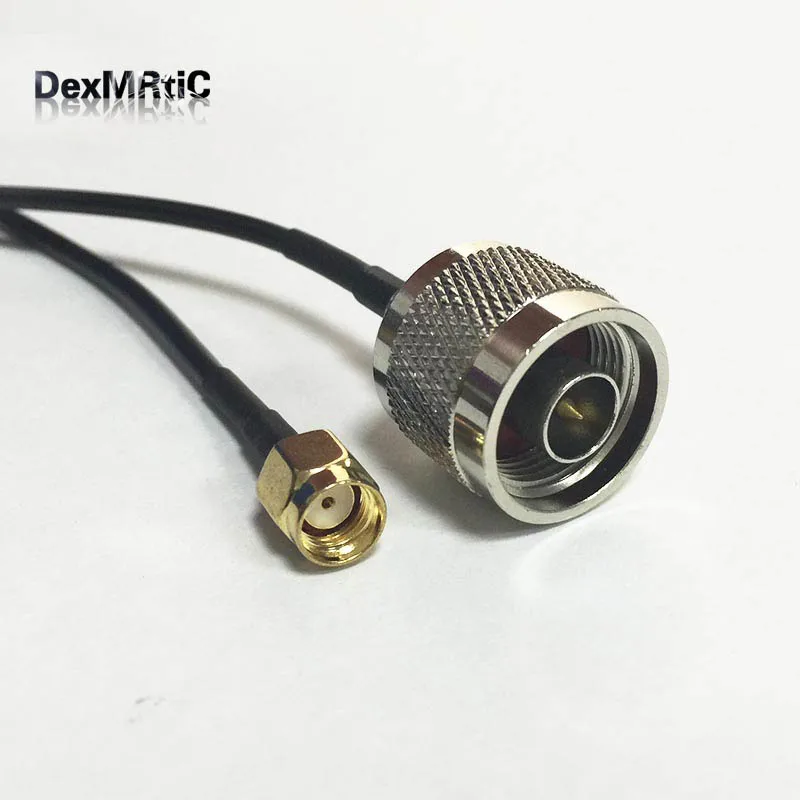 1 шт. новый N Тип штепсельная вилка типа папа-RP-SMA RG174 коаксиальный кабель Pigtail 20 см 8