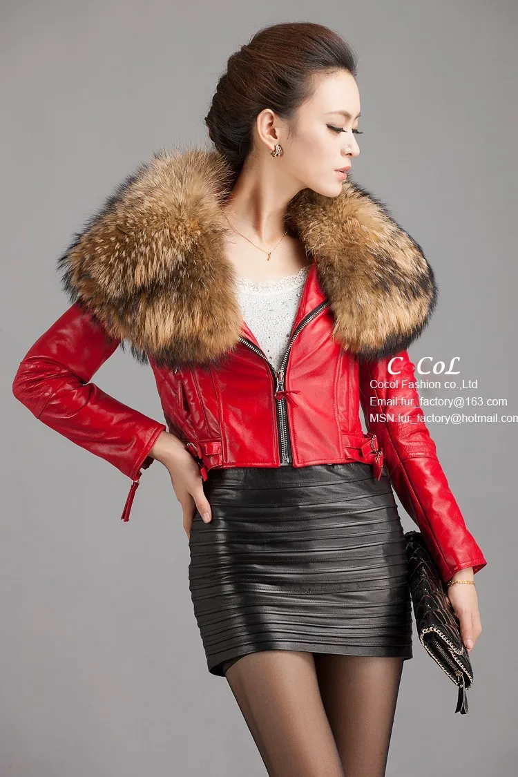 Женская куртка из натуральной кожи леопардовое пальто овечьей с очень большим