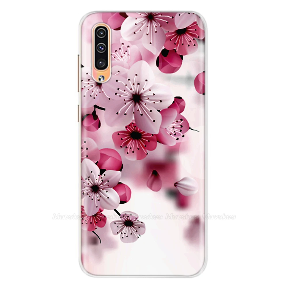 Чехол для телефона Samsung Galaxy A50, чехол 6,4 дюйма, мягкий ТПУ рельефный ТПУ силиконовый чехол для Fundas Samsung A50 A 50, чехол, чехол - Цвет: 7
