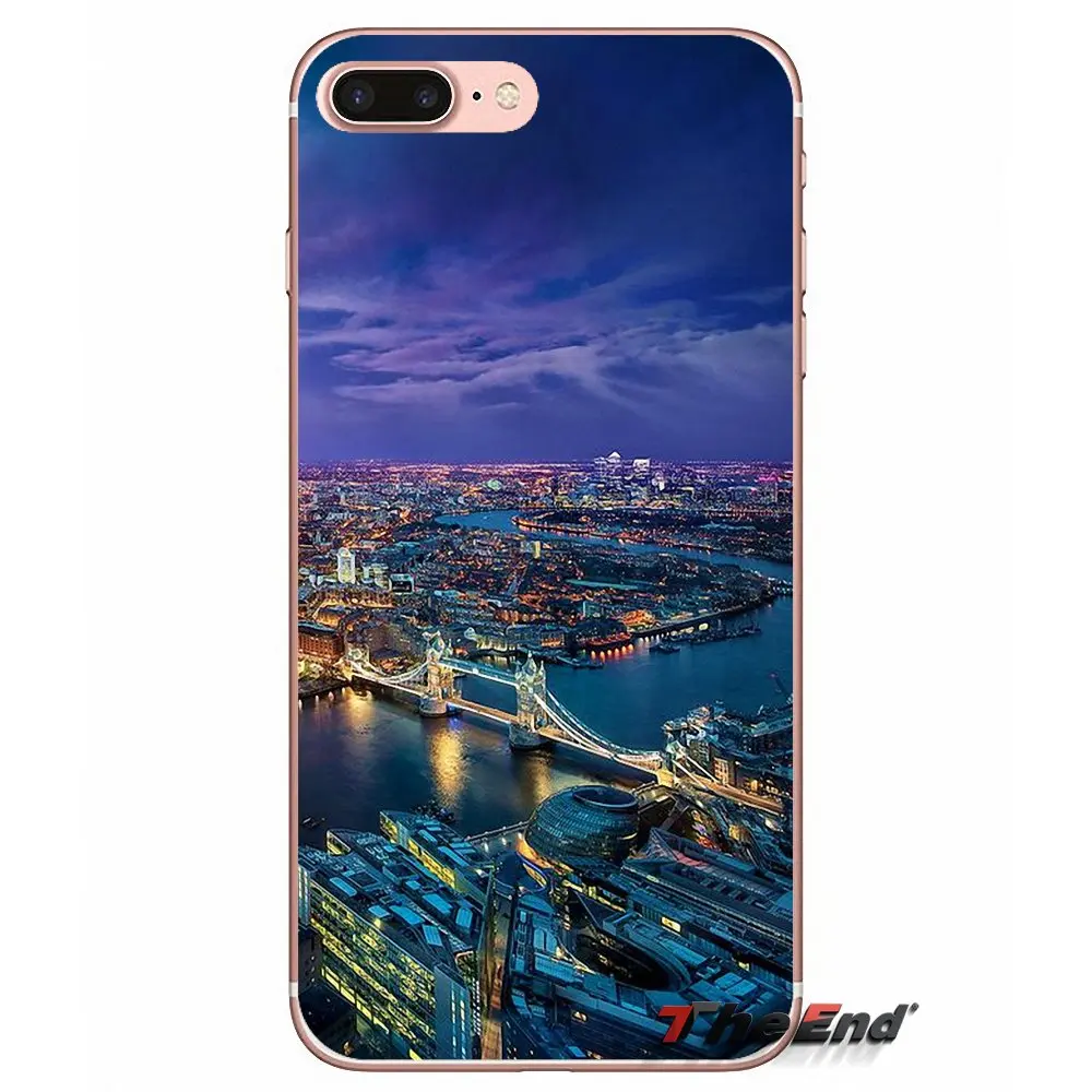 Мягкий чехол Tower Bridge of London England для Samsung Galaxy S3 S4 S5 MINI S6 S7 edge S8 Plus Note 2 3 4 5 Grand Core Prime |