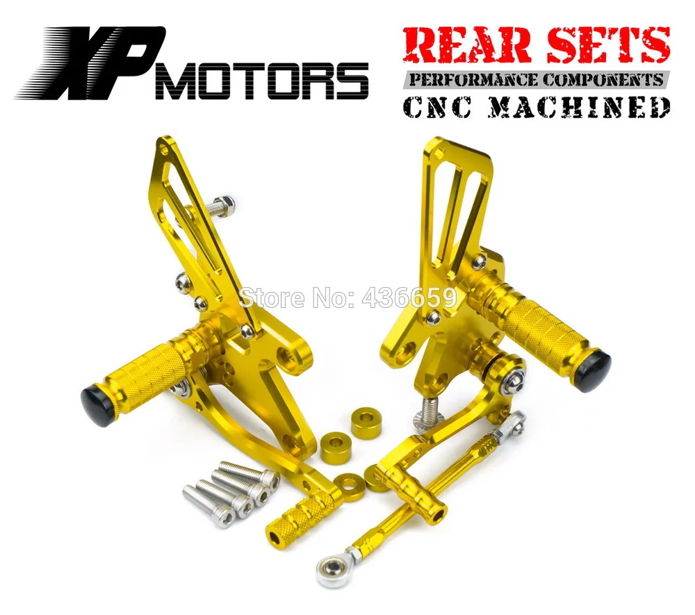 Регулируемые колышки для ног Gold Race CNC задние комплекты Kawasaki Ninja 300/ABS EX300 2013 2014 |