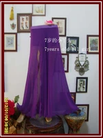 belly dance pants transparent thin skirt with front slit cm01 18