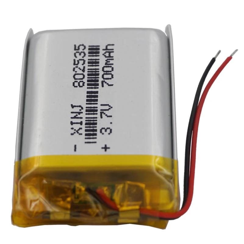 XINJ 3 7 V 700 mAh литий-полимерный аккумулятор Li ion li-po cell 802535 для MP4 Электронная книга