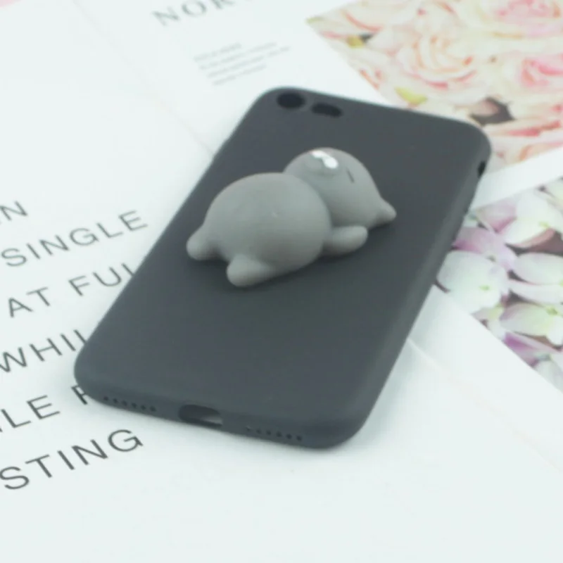 Мягкий 3D чехол для телефона с кошкой для iphone XS 11 Pro MAX XR 4 4S 5 5S 6 6S Plus 7 7 8 Plus мультяшный морской чехол Забавный мягкий чехол для ног