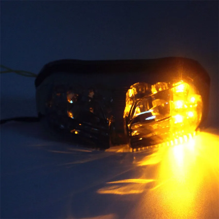 

LED Turn Signals Tail Light Integrated For Yamaha FZ1 FZ8 2006-2012 2007 2008 2009 2010 2011 Smoke