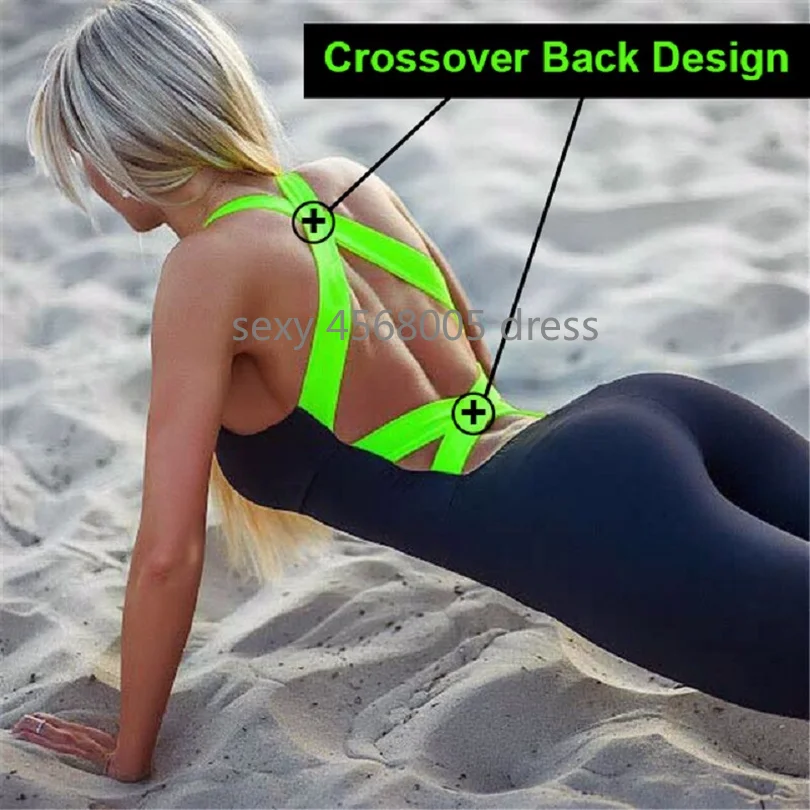 Новый спортивный костюм Для женщин комплект для йоги Tight бинты спинки