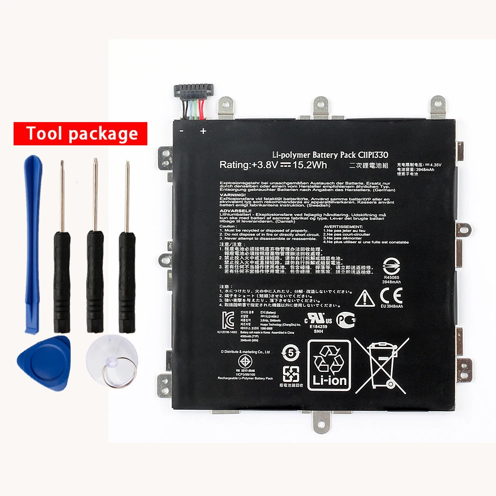 Оригинальный аккумулятор высокой емкости C11P1330 для ASUS MeMO Pad 8 K01H K015 ME581C ME8150C