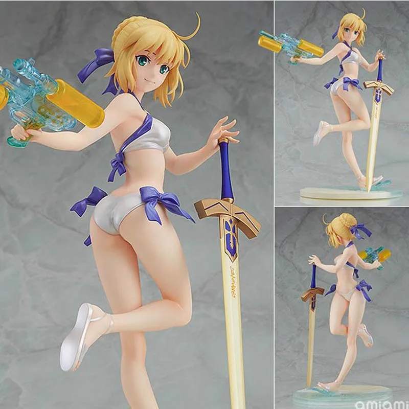 Fate/Grand заказ фигурка Сабера купальник Figma EX 041 ПВХ игрушка аниме игра Fate GO Saber