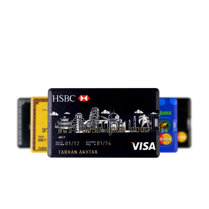 Umy кредитная карта USB флеш накопитель 8 ГБ 4 16 cle 2 0 32 памяти 64 Гб Флешка реальная