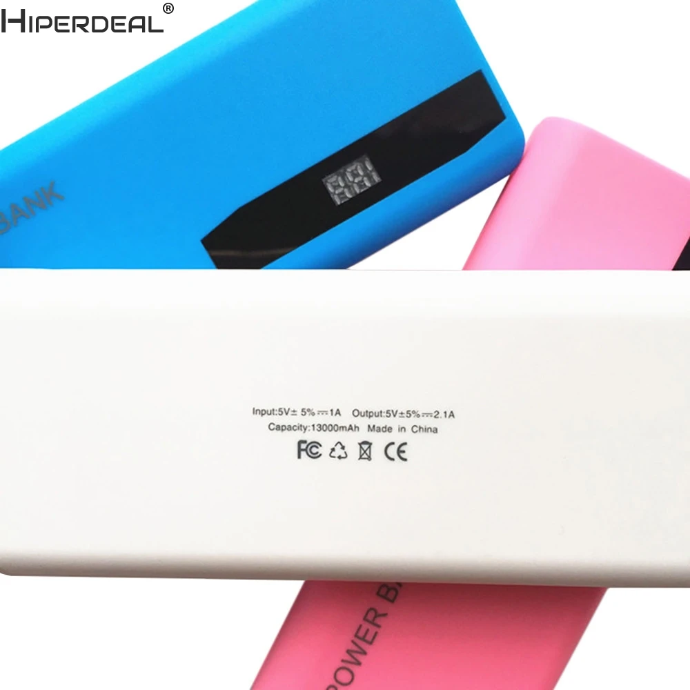 Внешний аккумулятор HIPERDEAL зарядное устройство 18650 с ЖК дисплеем 5x18650 USB|Зарядные
