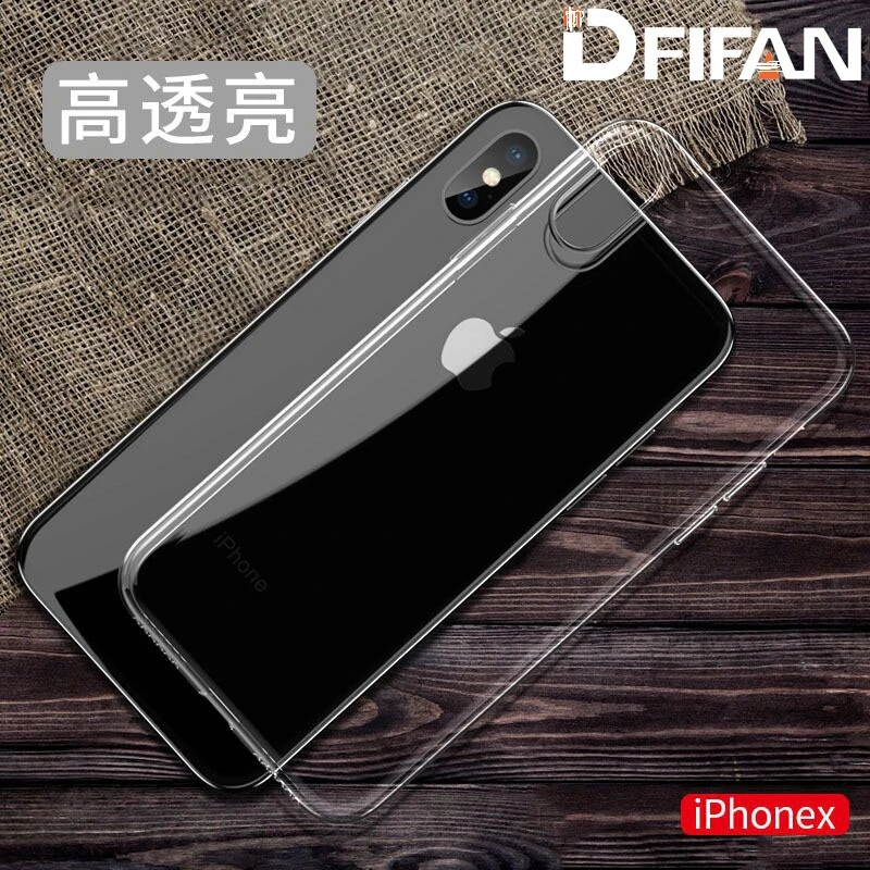 Прозрачный мягкий ТПУ чехол для iPhone 6 6S 8 Plus 7 5 5S силиконовый ультратонкий легкий