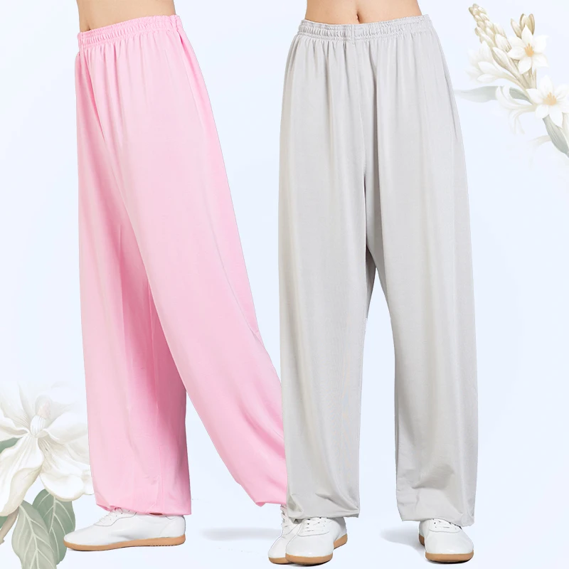 Брюки для йоги Icesilk Tai Chi брюки Wu Shu кунг фу штаны боевого искусства|martial arts pants|kung fu