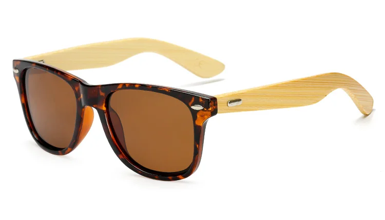 Длинные Хранитель Мужские поляризационные бамбуковые солнцезащитные очки с