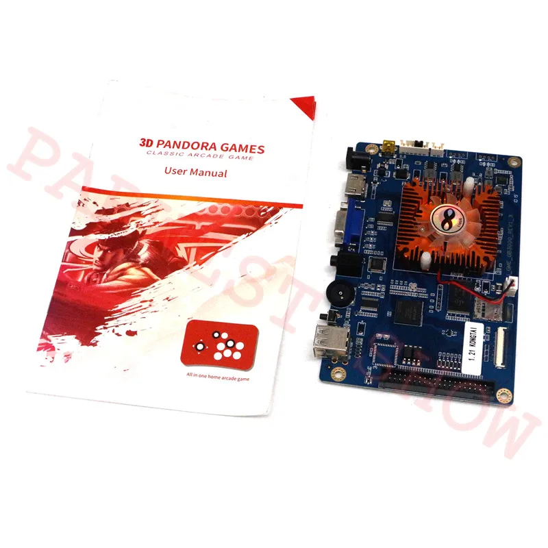 Игровая консоль 3D PD Games 2448 в 1 плата аркадной печатной платы с поддержкой функции