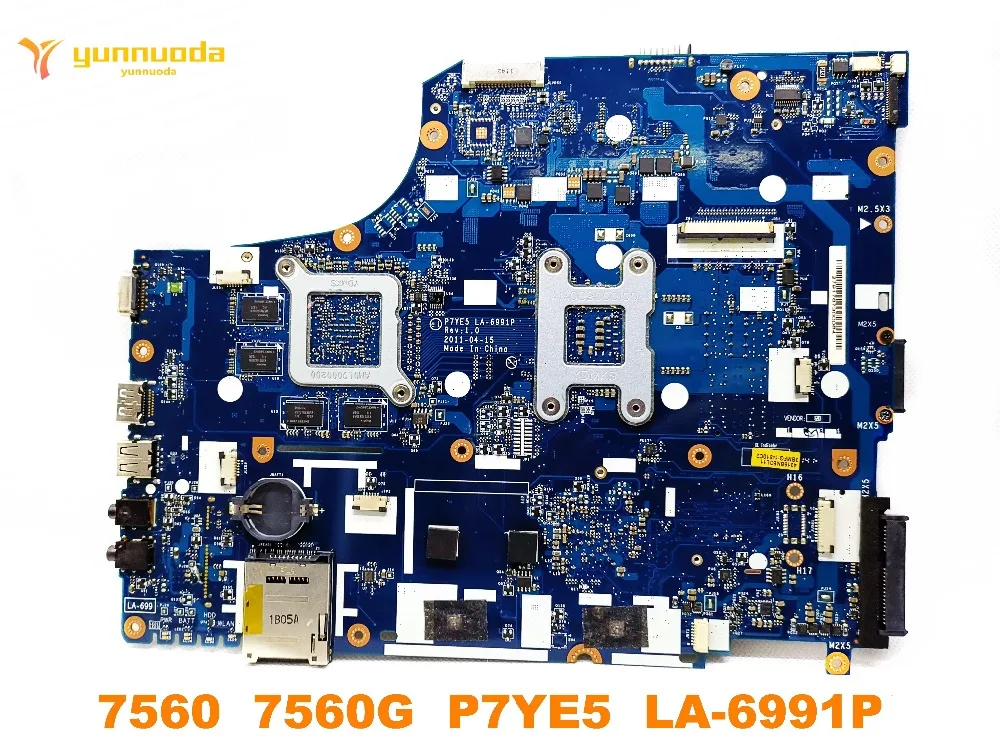 Оригинальный Для ACER 7560G материнская плата ноутбука 7560 P7YE5 LA-6991P испытанное хорошее