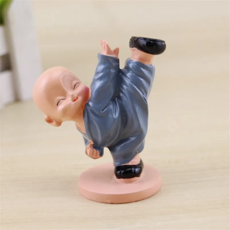 4 шт./лот классические ретро фигурки монах из смолы креативный подарок на день