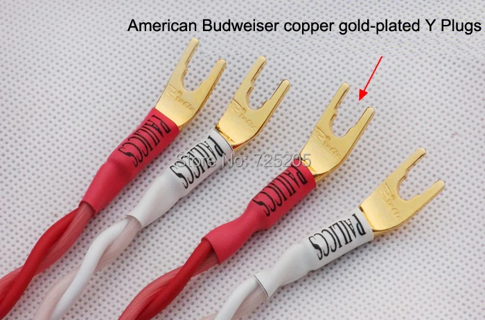IWISTAO HIFI акустический кабель с японским источником Canare 4S12F Американский Budweiser
