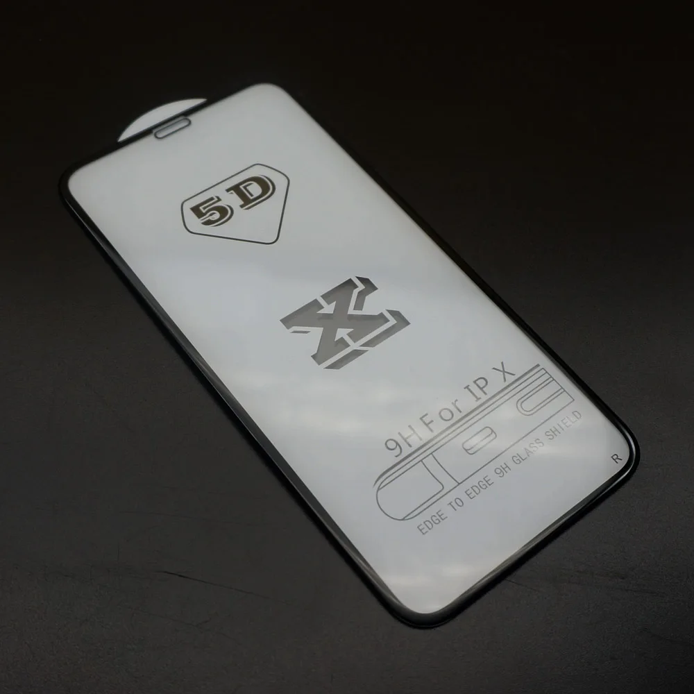 Защитная пленка SMILYOU 5D с закругленными краями для iphone X 8 7 6S 6 Plus x new 3D защита из