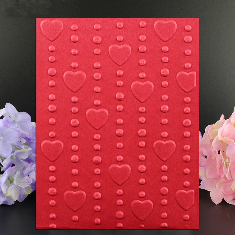 Пластиковая папка для тиснения YLEF005 в форме сердца трафареты скрапбукинга альбом