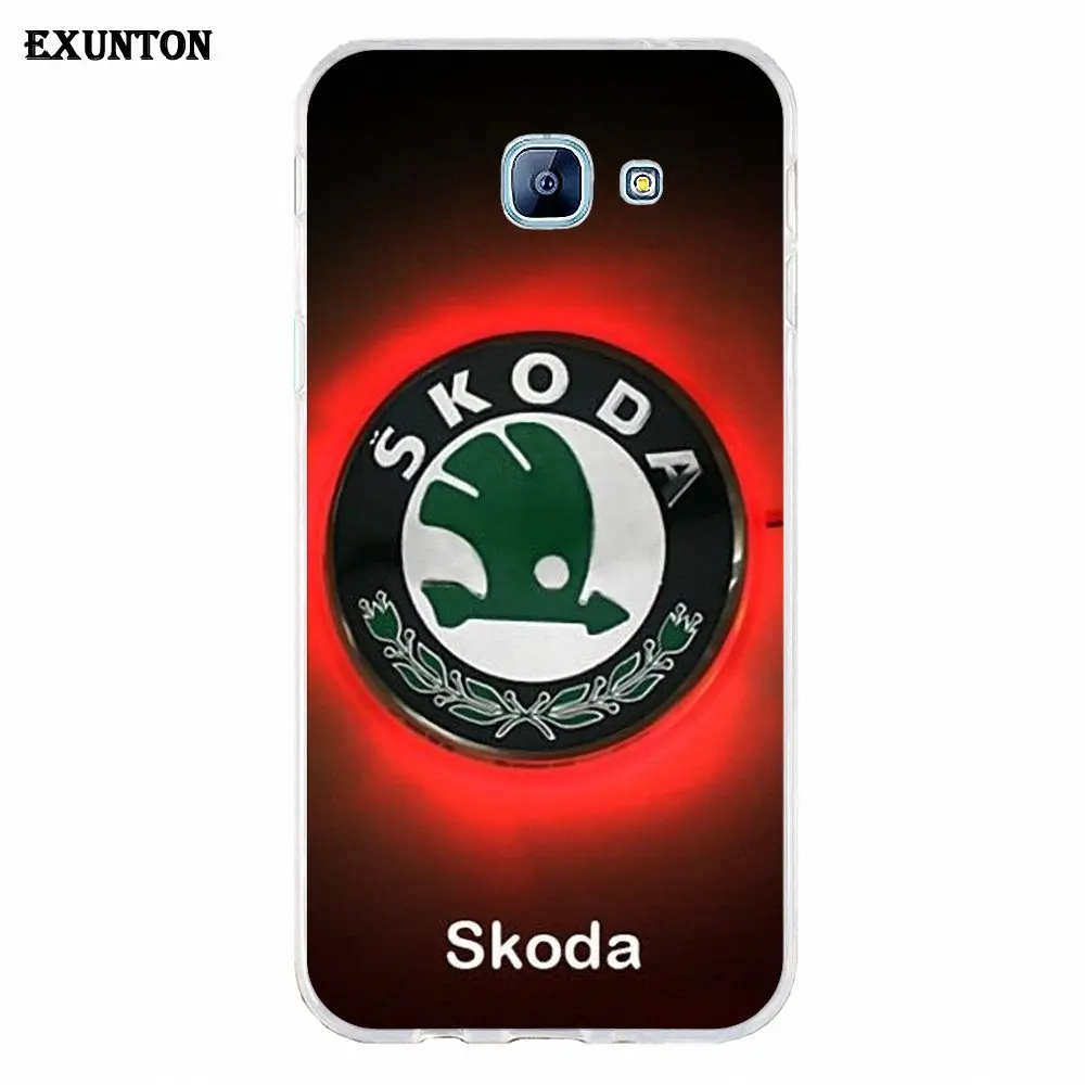 as picture Мягкие, горящая распродажа,, Skoda OCTAVIA III с логотипом для Galaxy Alpha Core Note 2 3 4 S2 A10 A20 A20E A30 A40 A50 A60 A70 M10 M20 M30 - Цвет: as picture