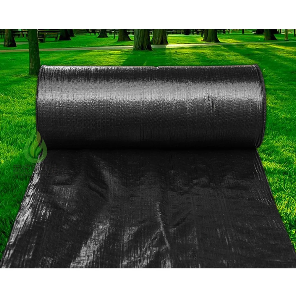 

Garden Weeds Control Fabric Anti-Grass Ground Cover Membrane Landscape Mulching Shelter Black Farmland Garden Supplies