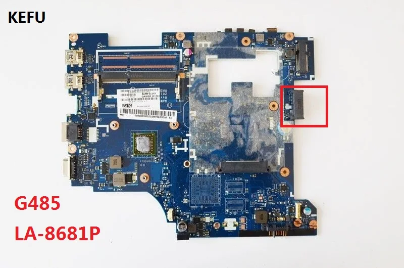Материнская плата KEFU для ноутбука Lenovo G485 QAWGE стандартная материнская с