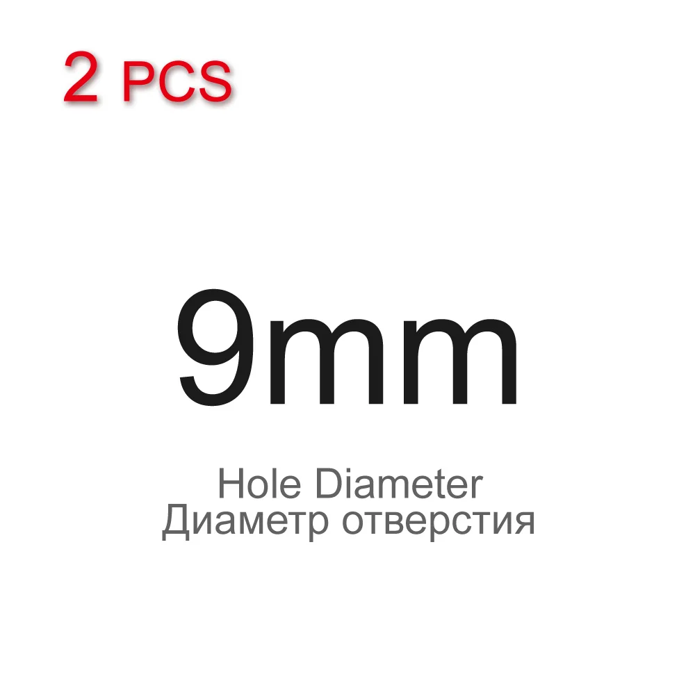Sanbest Кожа ремесло дырокол инструмент, Толстая сталь ремесленный круглый пояс бумага одежда из полотна пробивая DIY перфоратор AT00002 - Цвет: 9mm 2pcs