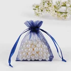 7x9 см темно-синяя органза подарочные пакеты для украшений дешевые свадебные подарочные пакеты кофейные зерна пакеты 100 шт.лот оптовая продажа