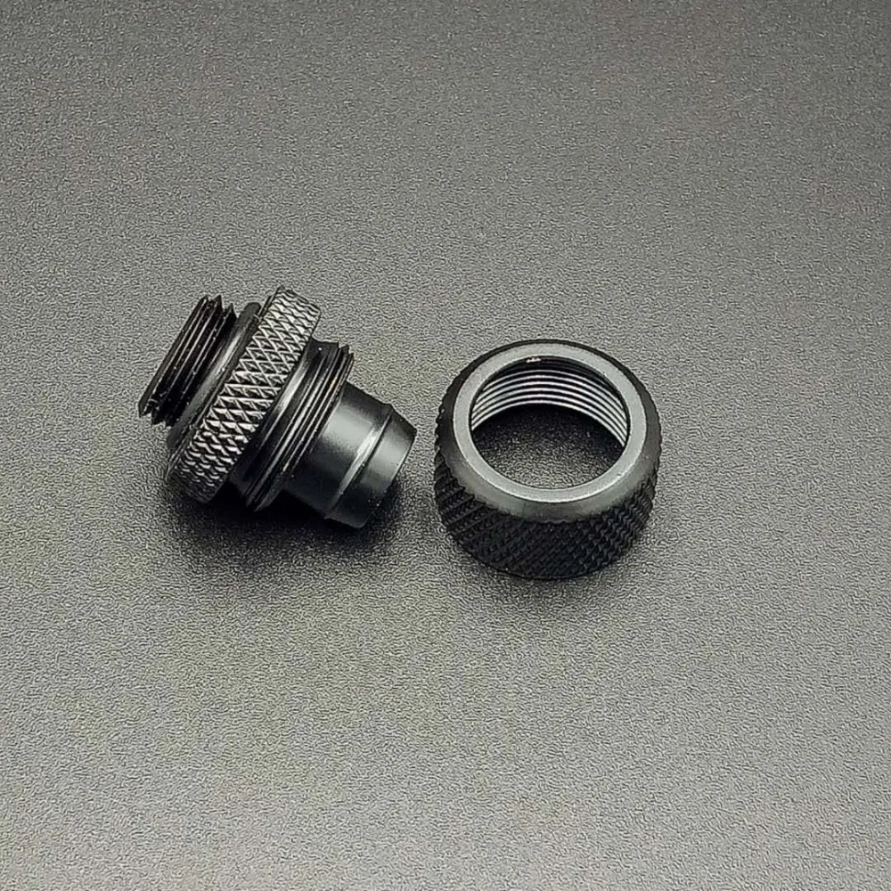 4 шт. оптовая продажа с фабрики поставка Черный Серебряный G1/4 &quot3/8&quot ID X 1/2 &quotOD 9 5X12