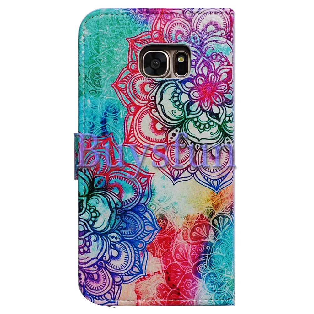 Bcov Мандала Шаблон 9 Слоты Кожаный Чехол Для Samsung Galaxy Note 4 103023674|case iphone leather|casecase dsi |