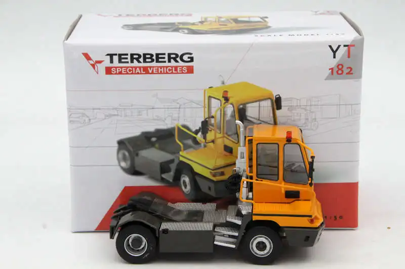 Terberg 1:50 специальные транспортные средства YT182 трейлер голова литья под давлением