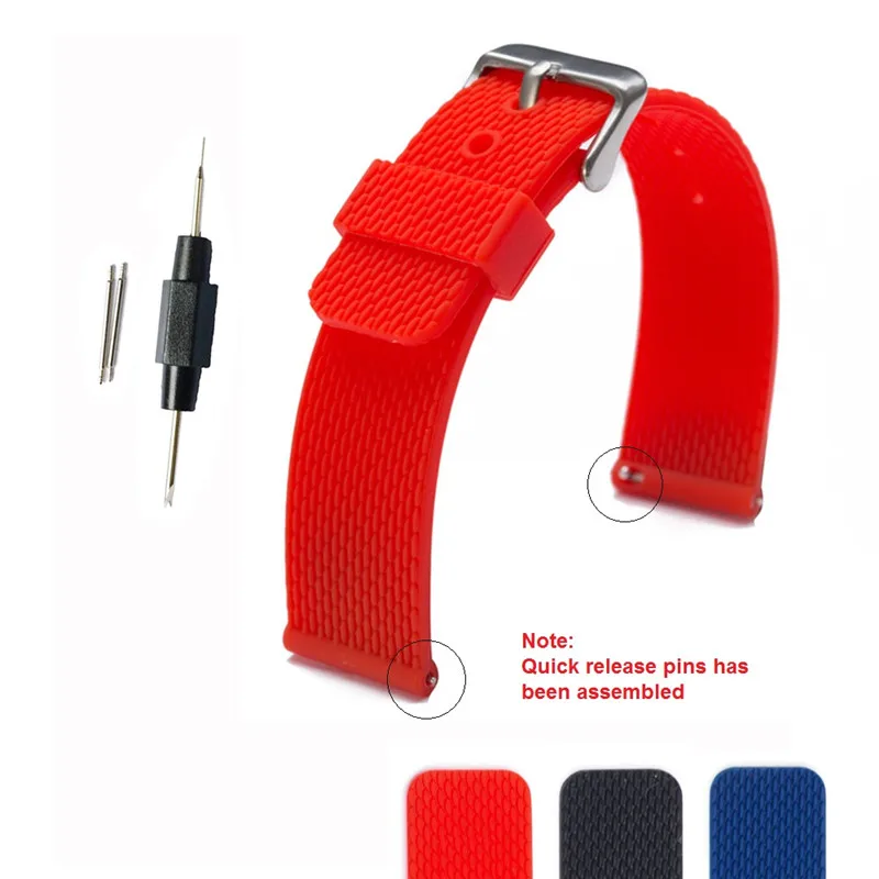 Ремешок силиконовый для наручных часов 18/20/22/24 мм|diver watch band|watch bandwatch strap |