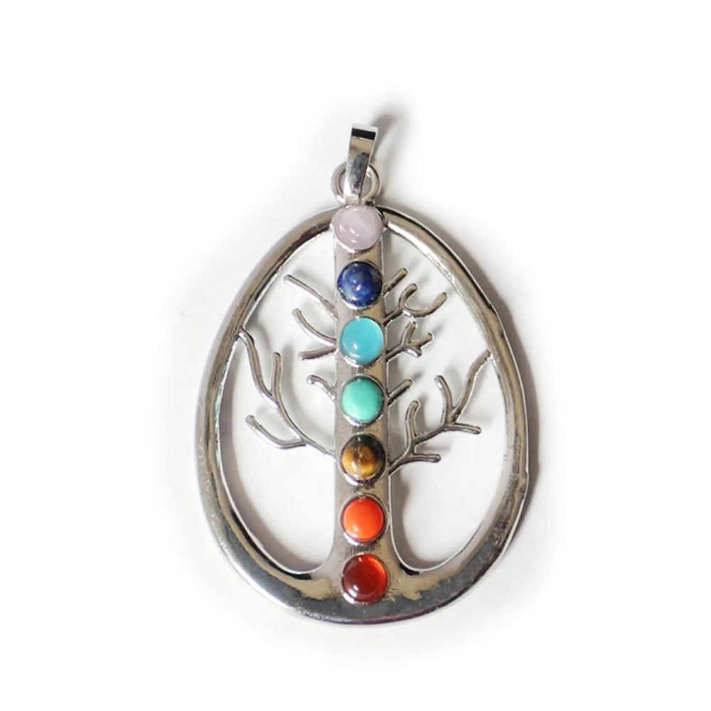 

Energy,Powerful,Love,Friendship,Adorable 7 Chakra Healing Stone Pendant Crystal