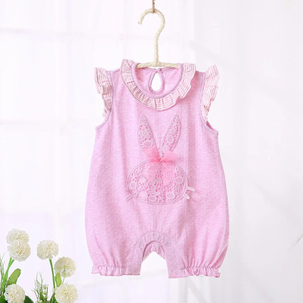 

Детский хлопковый комбинезон без рукавов, для девочек