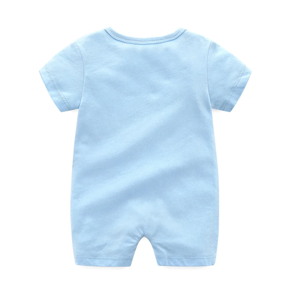 Короткий комбинезон с надписью I LOVE MAMA PAPA для маленьких мальчиков 1 предмет