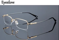 mens metal finished myopia glasses unisex nearsighted glasses prescription glasses degree from 0 50 to 8 00