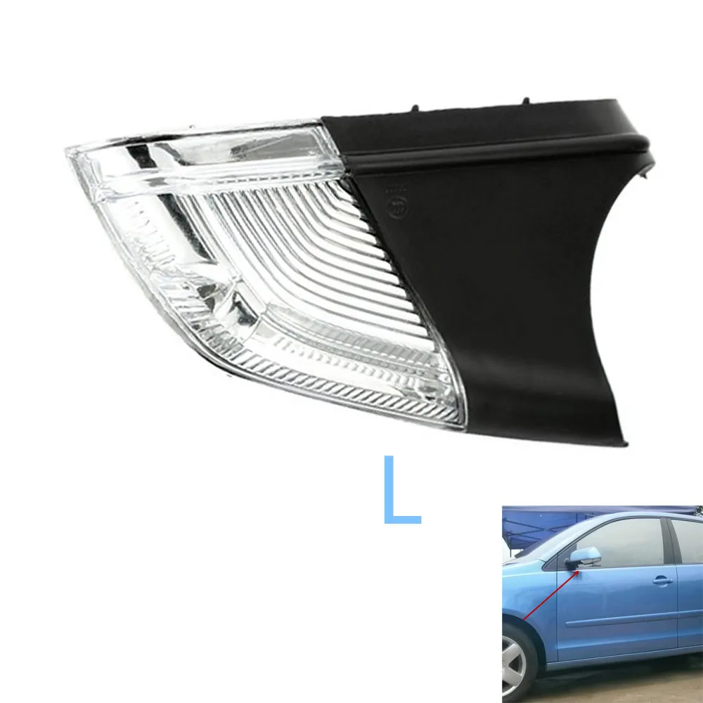 Левая сторона индикатор для зеркала указатель поворота лампа для VW Polo 9N3 05-09 1Z0949101C