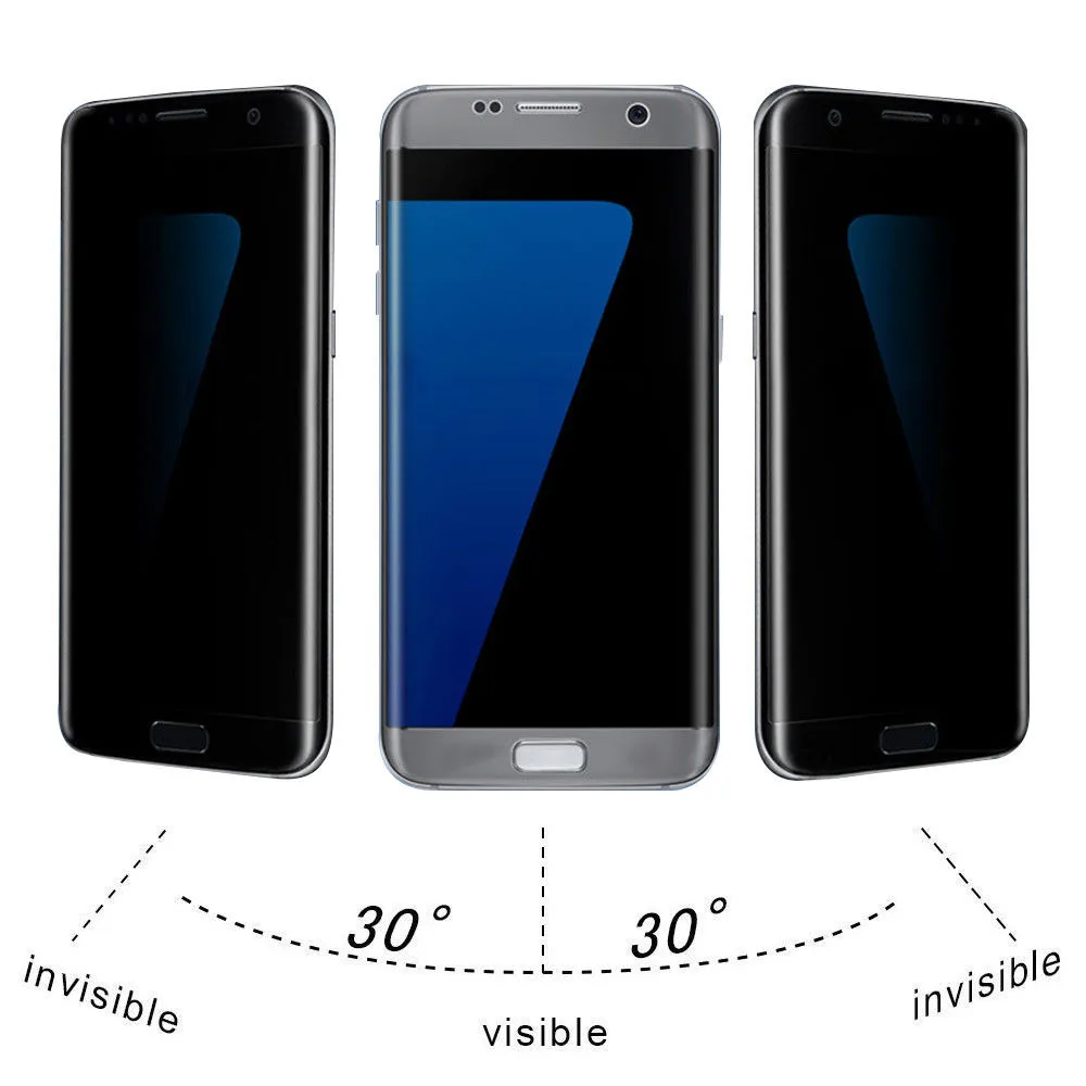 Del тонированное полноэкранное Защитное стекло для Samsung Galaxy S7 Edge td914 Прямая
